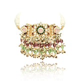 Shabana Pachi Kundan Choker Set - The Pashm